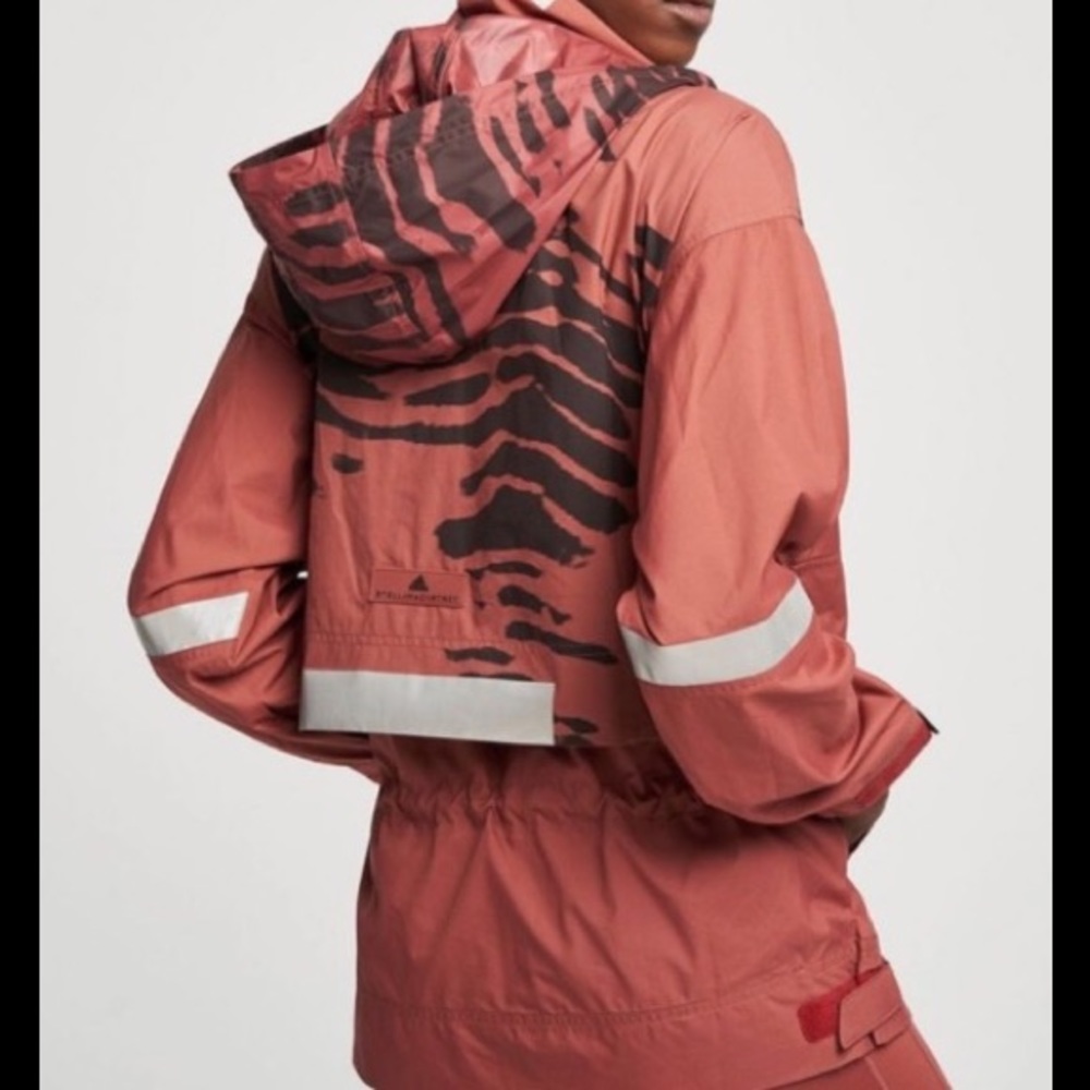 Stella McCartney Jacket Windbreaker for Adidas Stylish Athletic Jacket new w tag - Picture 2 of 13